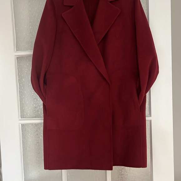 Theory red NWT
Ruby red jacket car coat wool.light weight. Transitional - Picture 3 of 6
